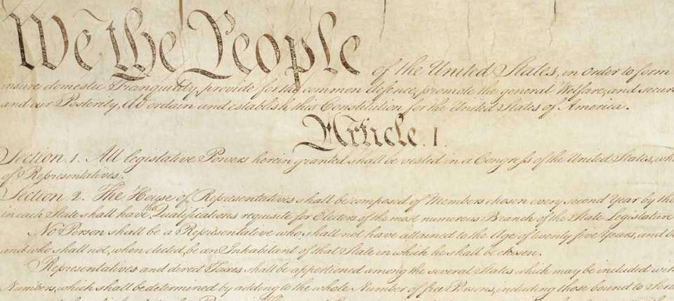 Constitution of the United States - We the People