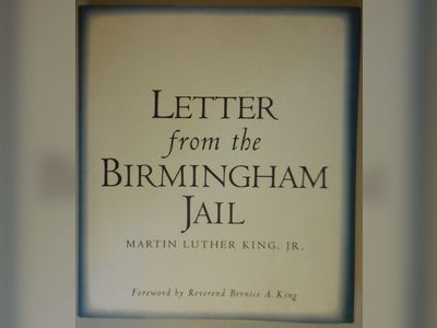 Martin Luther King’s Letter from Birmingham jail from 1963