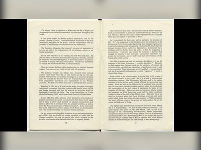 Nelson Mandela's speech 'I am prepared to die' at the Rivonia trial